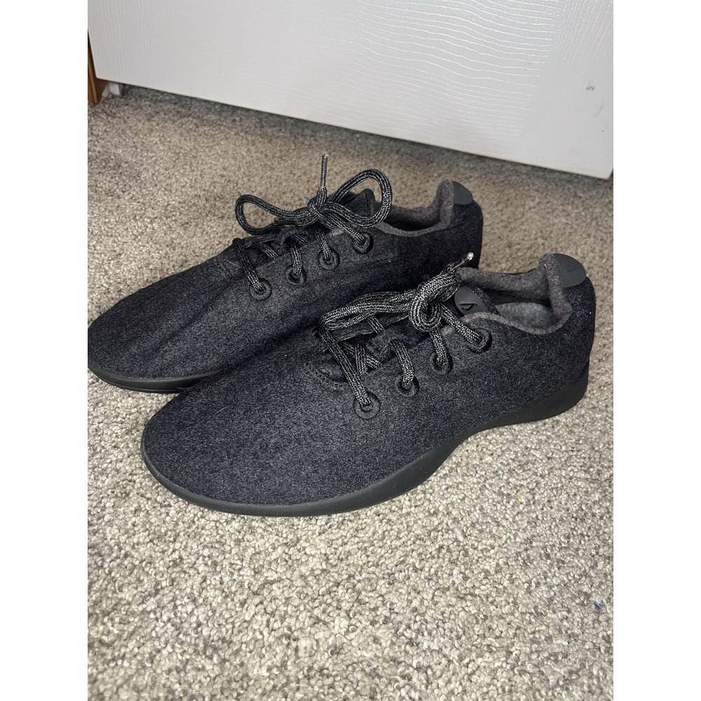 Allbirds Natural Black Merino‎ Wool Runners Lace Up Sneaker Men's US 11
